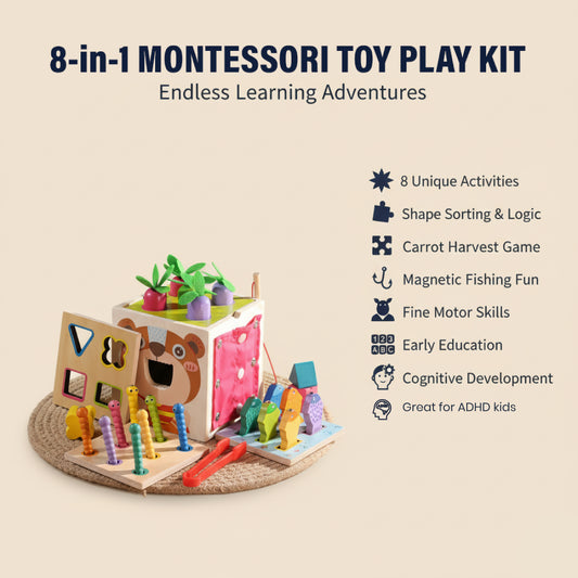 8 in 1 Montessori Toy Play Kits