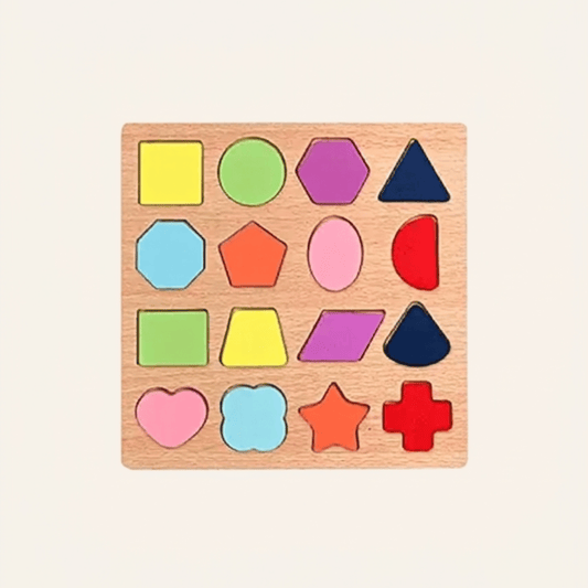 Wooden Shape Matching Puzzle