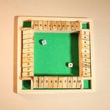 4 player shut the box game