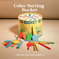 Color sorting bucket