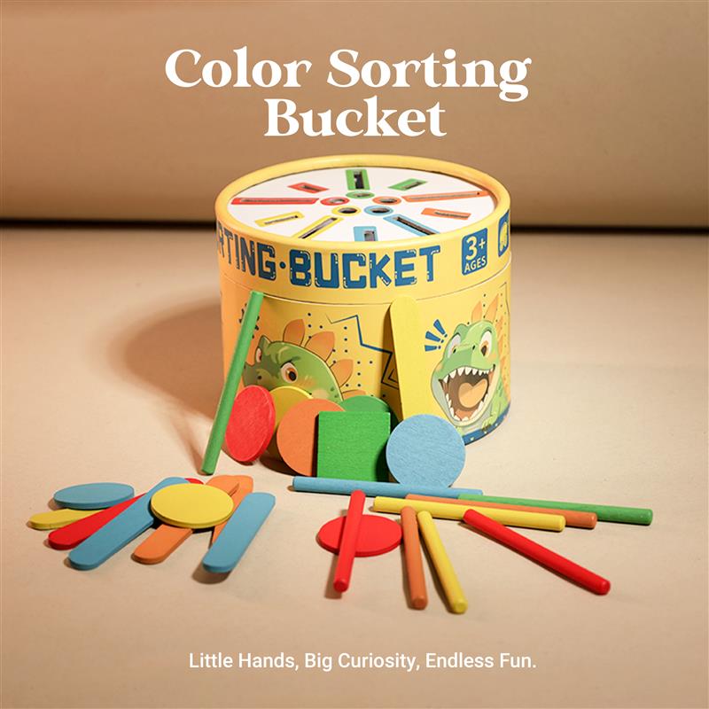 Sorting Bulet Color sorting bucket – Crafted Woodies