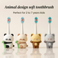 Animal Toothbrush for kids (Pack of 2 - Mix design)