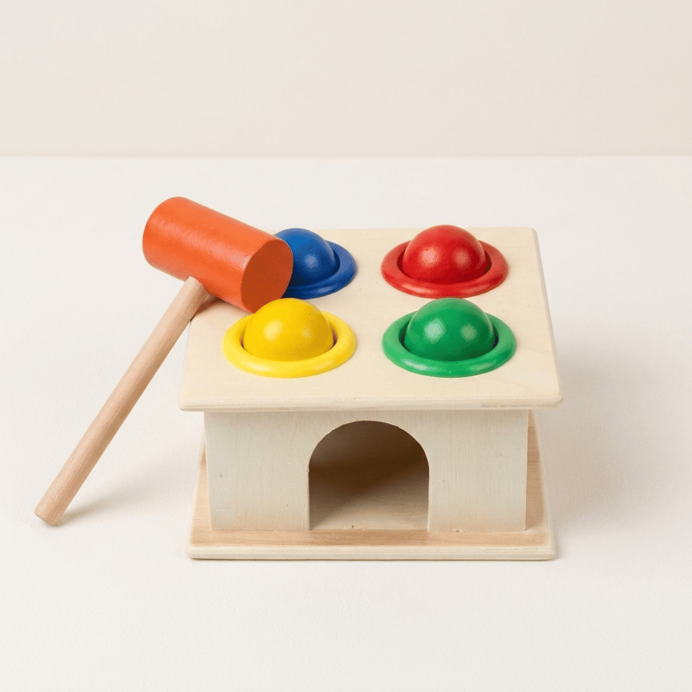 Wooden Hammer & Ball Pounding Toy