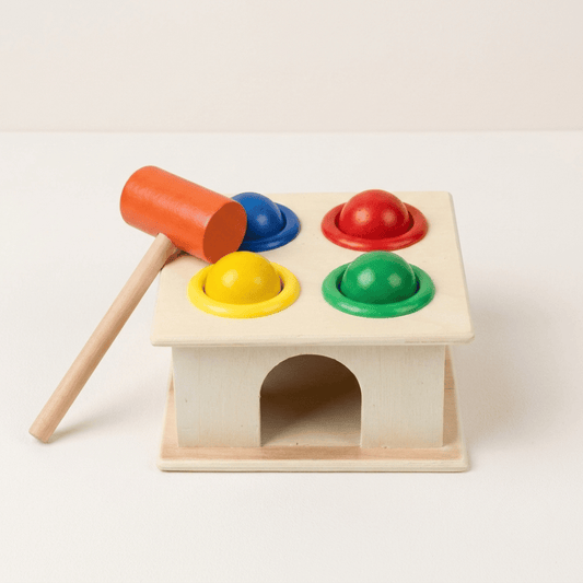 Wooden Hammer & Ball Pounding Toy