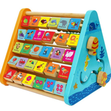 5 in 1 Wooden Activity Triangle Toy