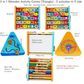 5 in 1 Wooden Activity Triangle Toy